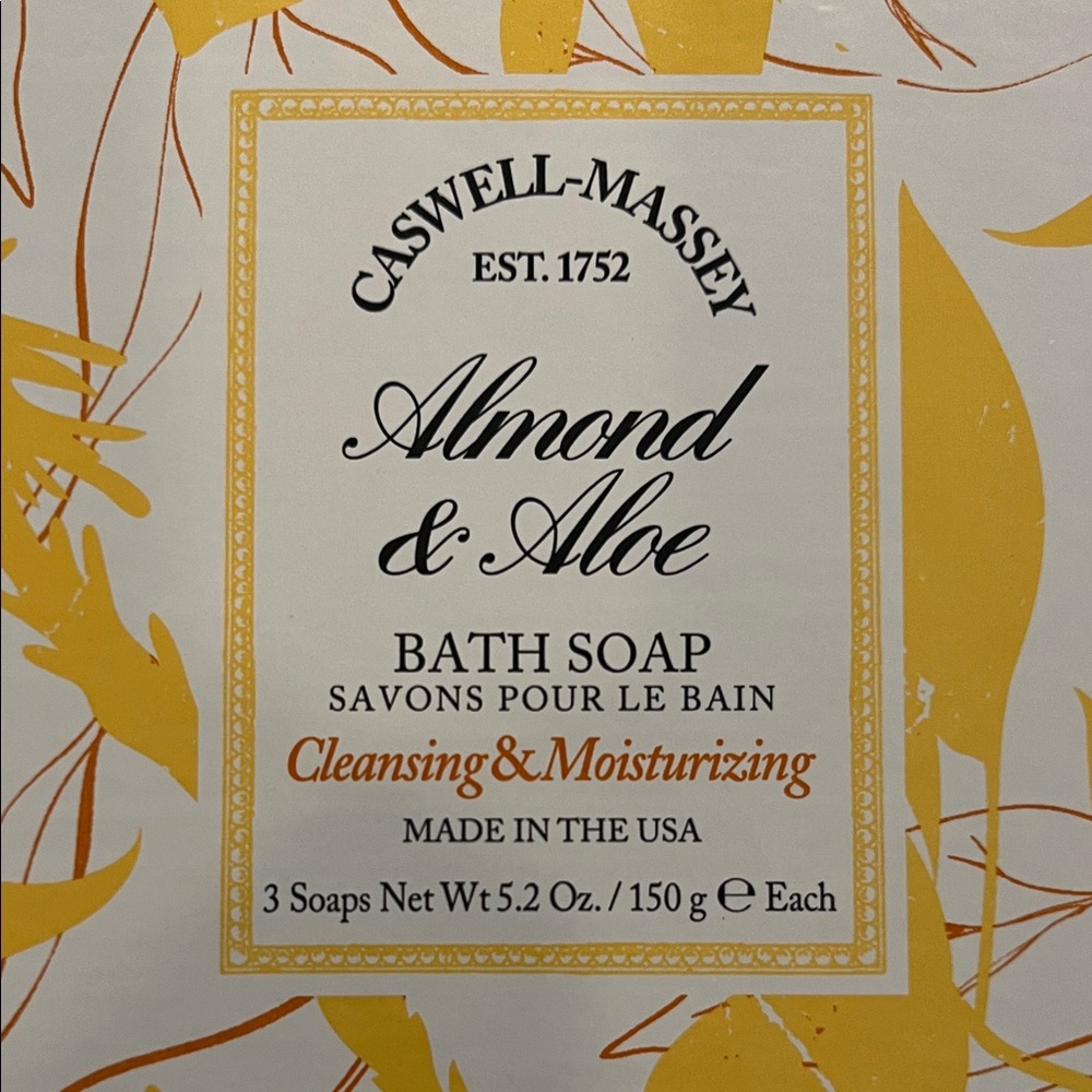 Caswell-Massey almond & aloe Bath Soap